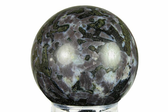 Polished, Indigo Gabbro Sphere - Madagascar #289896